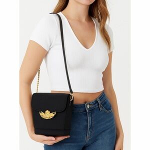 Tango Creations Valentines NWT Y2K VTG Vegan Cherub Shoulder Bag Crossbody Purse